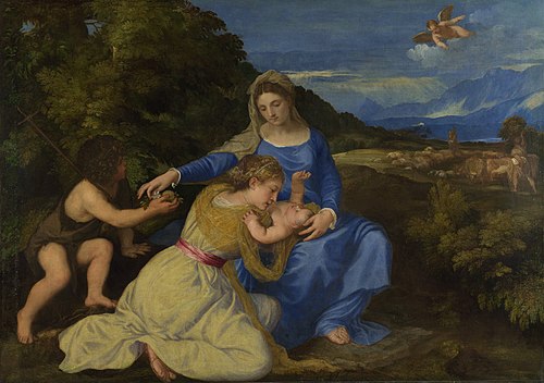 Vierge Aldobrandini, 1532, Titien