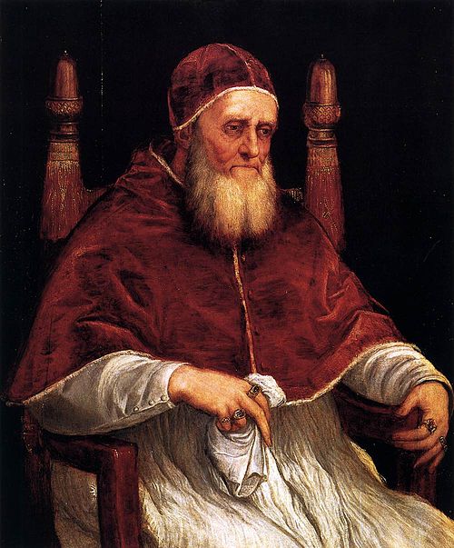 Portrait of Pope Julius II, 1540, Titien