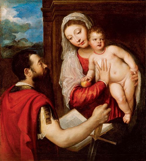 Virgin and Child with Saint Paul, 1540, Titien