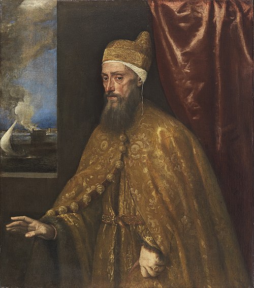 Portrait of Doge Francesco Venier, 1554, Titien