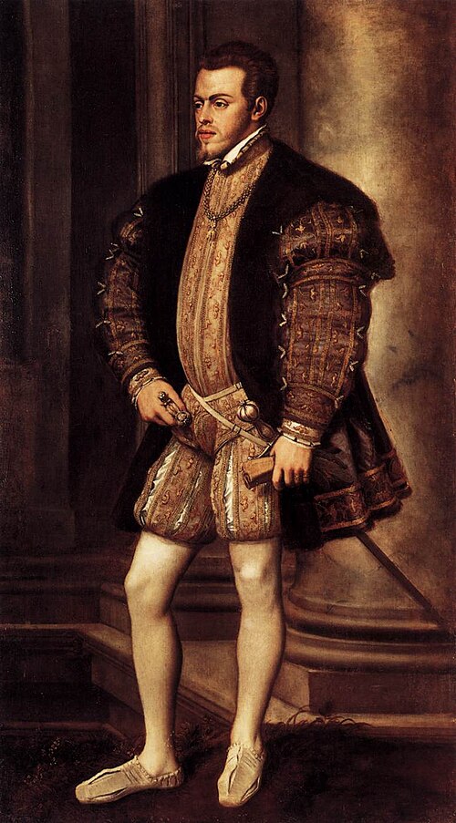 Portrait of Philip II of Spain, 1554, Titien