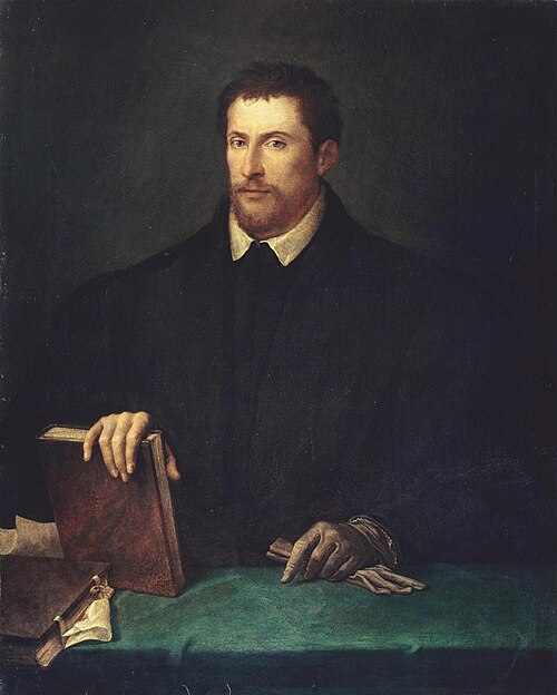 Portrait of Ippolito Riminaldi, 1600, Titien