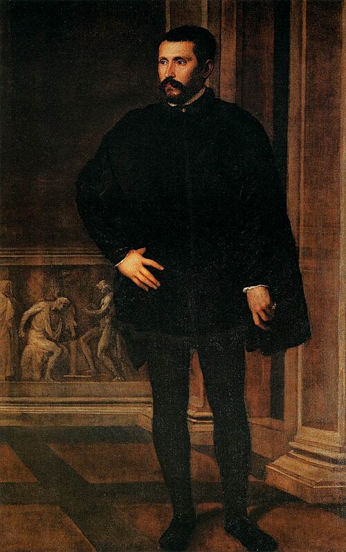 Portrait of a Member of the House of Minerbetti, 1545, Titien