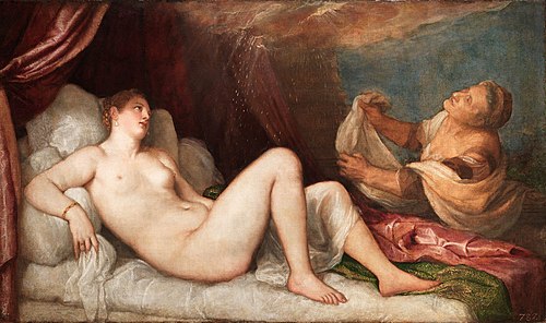 Danaë, 1549, Titien