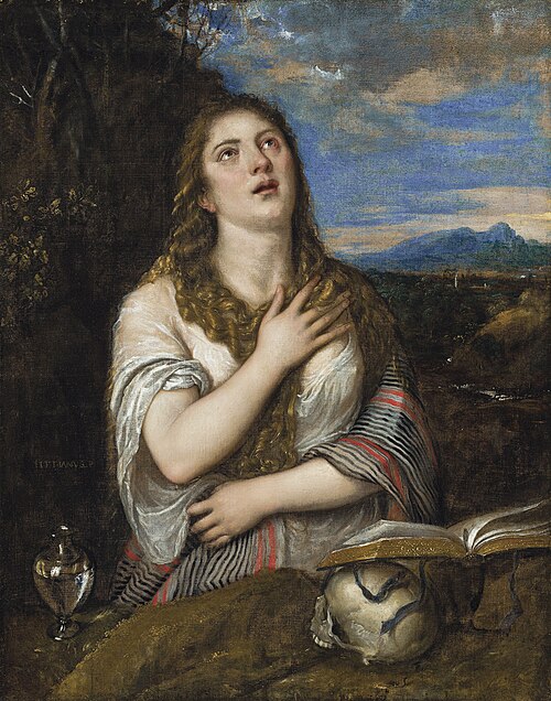 The Penitent Magdalene, 1560, Titien