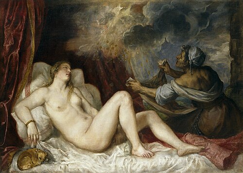 Danaé, 1560, Titien