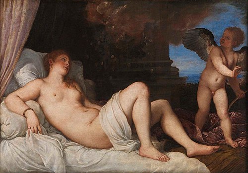 Danaé et la Pluie d'or, , Titien