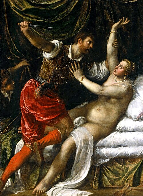Tarquin et Lucrèce, 1571, Titien