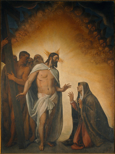 Christ Appearing to his Mother after his Resurrection, 1554, Titien