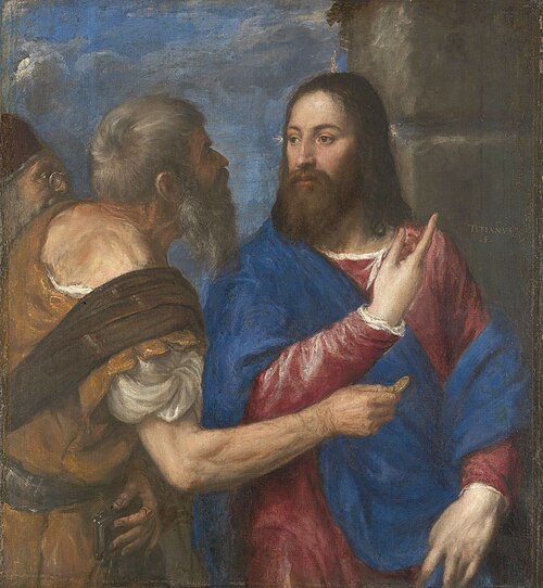 The Tribute Money, 1540, Titien