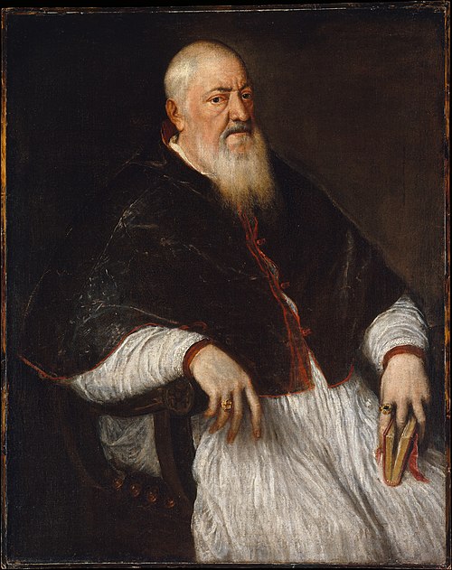 Portrait du cardinal Filippo Archinto, 1550, Titien