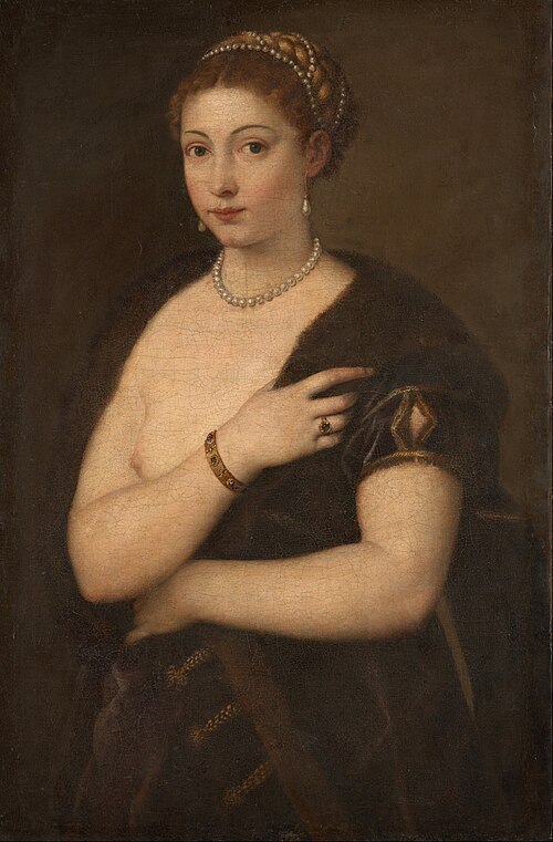 Jeune Femme à la fourrure, 1535, Titien