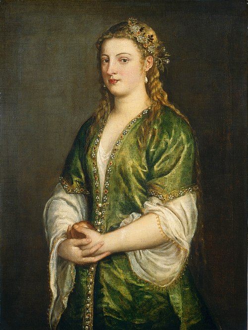 Portrait d'une dame, 1555, Titien