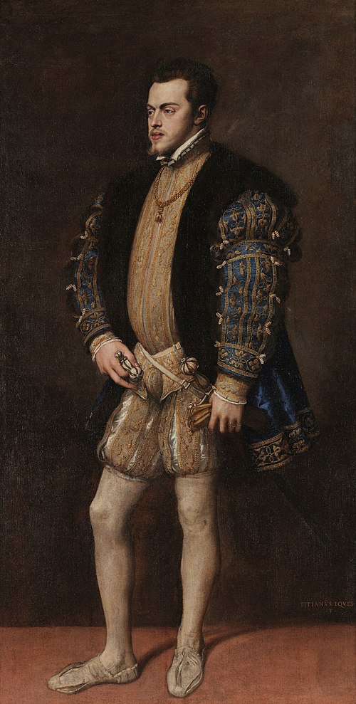 Portrait of Philip II, 1552, Titian