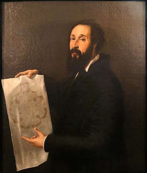Portrait de Giulio Romano, 1537, Titien