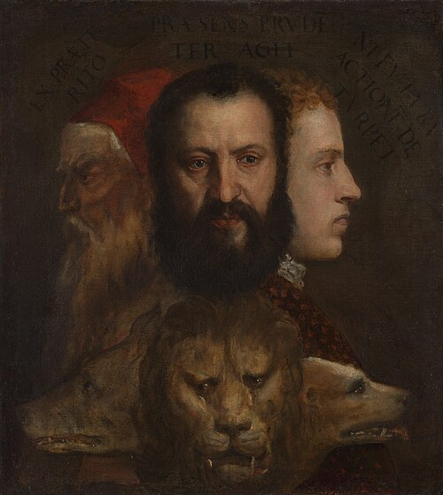 Allégorie du Temps gouverné par la Prudence, 1550, Titien