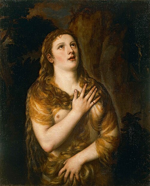 Mary Magdalene, 1540, Titien
