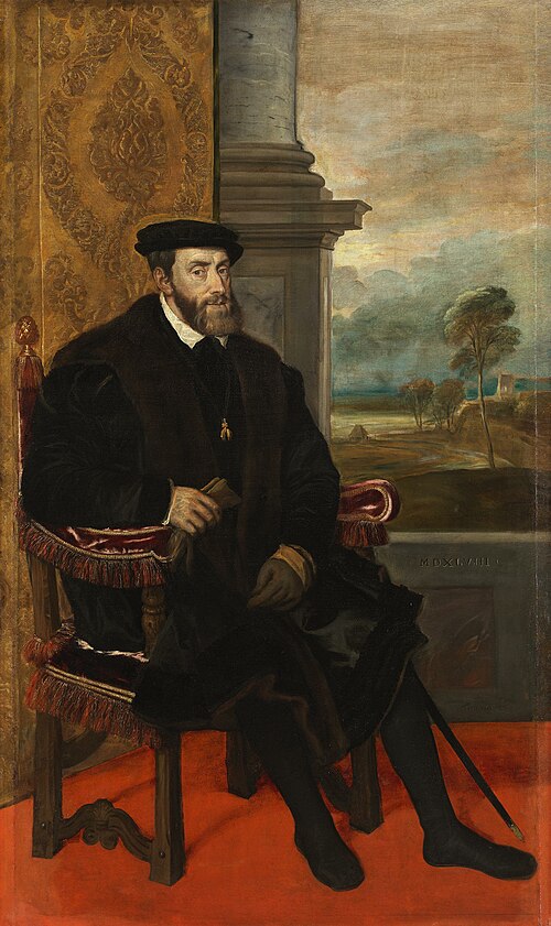 Portrait de Charles V, 1548, Titien