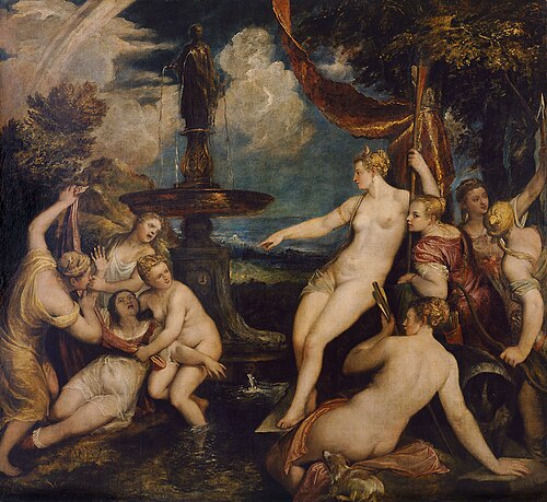 Diane et Callisto, 1566, Titien