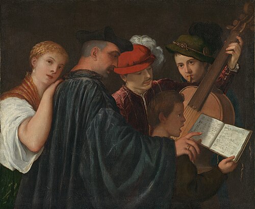 The Music Lesson, 1535, Titien