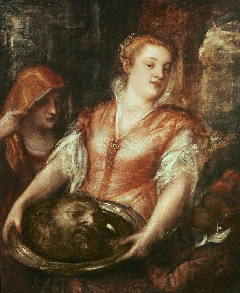 Salomé avec la tête de Jean le Baptiste, 1570, Titien