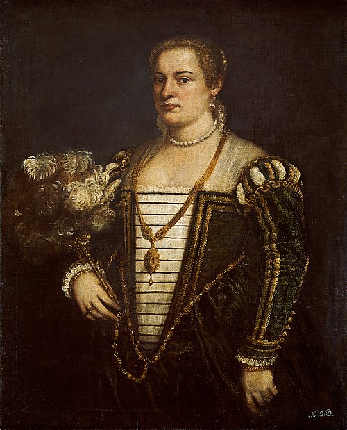 Portrait of the Artist's daughter Lavinia, 1565, Titien