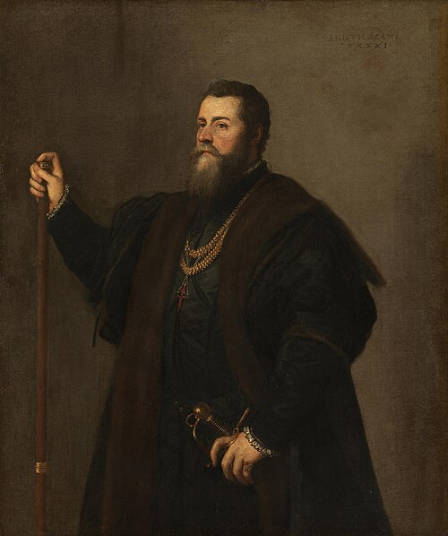 Portrait de Pedro Álvarez de Toledo, 1542, Titien