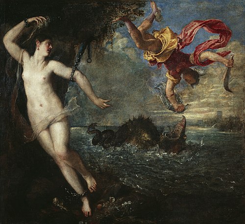 Persée et Andromède, 1554, Titien