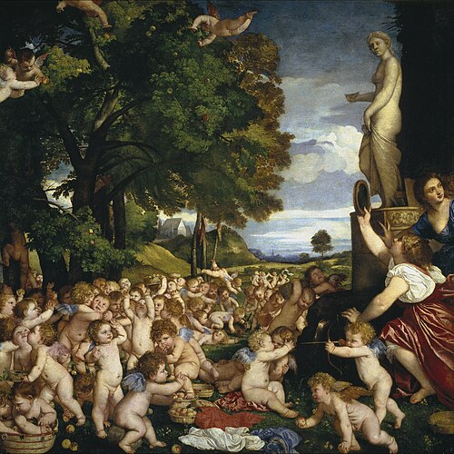 L'Offrande à Vénus, 1518, Titien