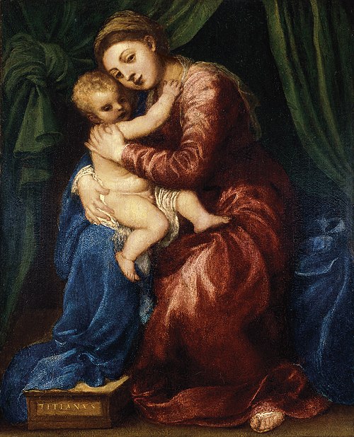 Sciarra Madonna, 1540, Titien