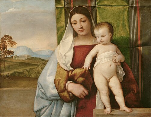 The Gypsy Madonna, 1510, Titien