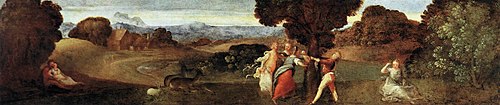 Naissance d'Adonis, 1506, Titien
