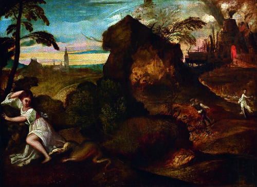 Orphée et Eurydice, 1509, Titien