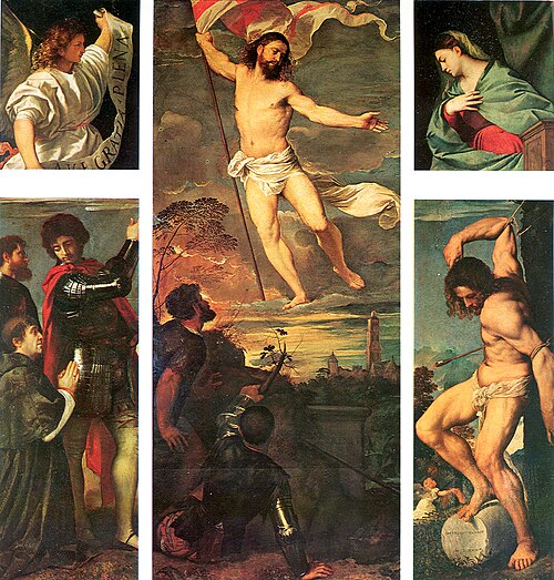 Averoldi Polyptych, 1600, Titian