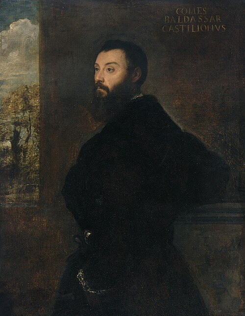 Portrait of Baldassare Castiglione, 1537, Titien
