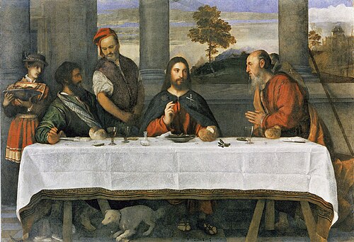 The Supper at Emmaus, 1531, Titian