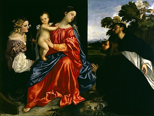 Balbi Holy Conversation, 1513, Titien