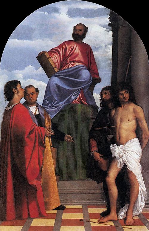 Saint Mark Enthroned, 1510, Titian