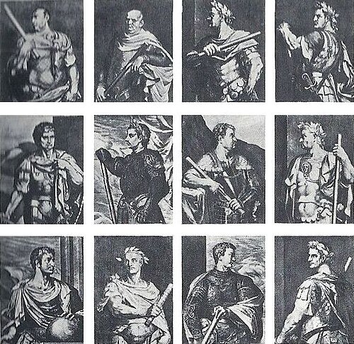 Onze Césars, 1530, Titien