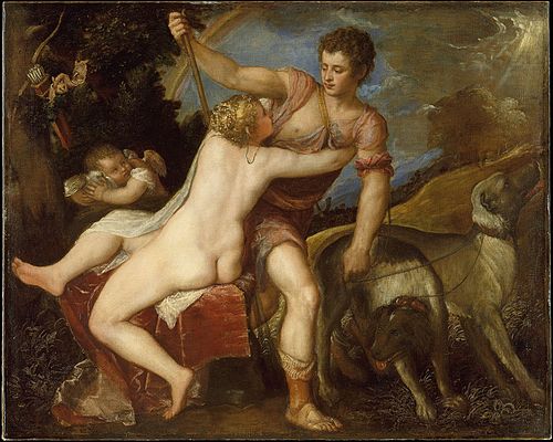 Venus and Adonis, 1550, Titian