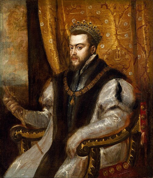 King Philip II of Spain, 1550, Titien