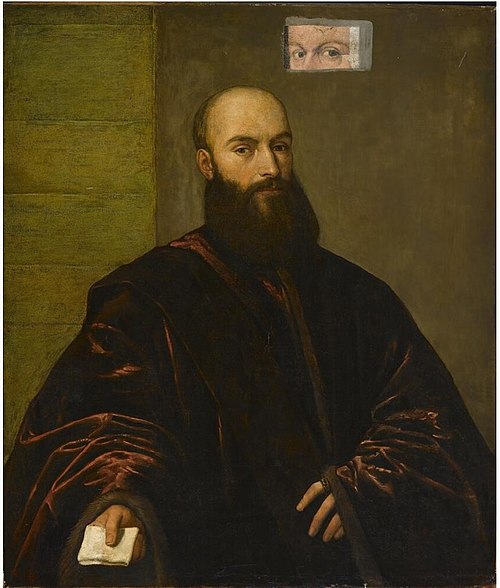 Portrait of a Venetian Gentleman (overpainted), 1550, Titien