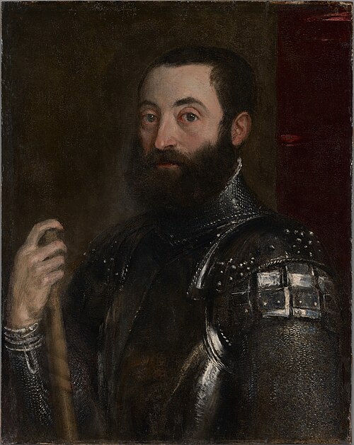 Portrait of Guidobaldo II della Rovere, Duke of Urbino, 1545, Titian