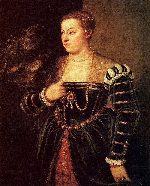 Portrait of Lavinia, 1565, Titien