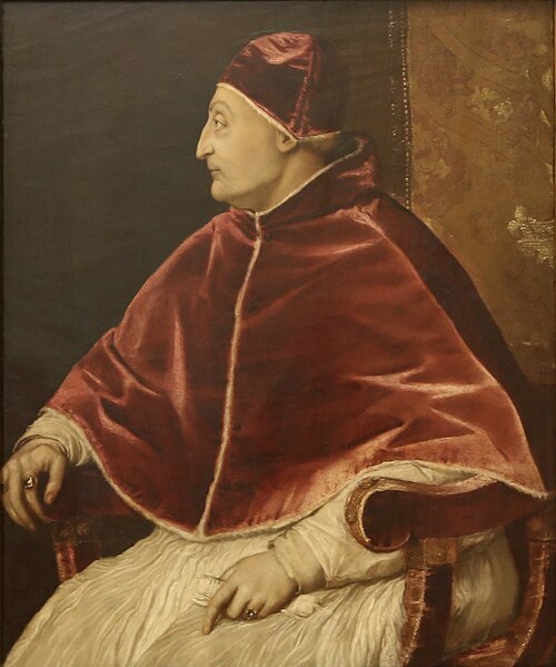 Portrait of Pope Sixtus IV, 1545, Titian