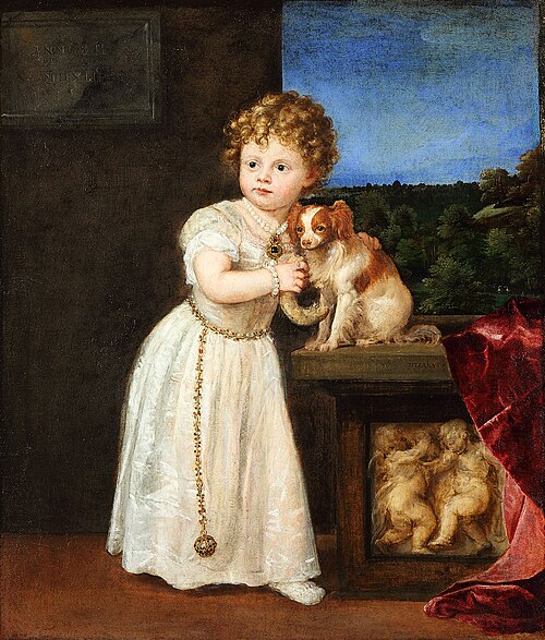 Portrait of Clarissa Strozzi, 1542, Titian