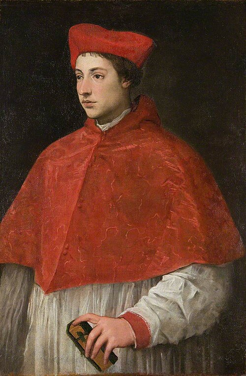 An Unknown Cardinal, 1545, Titian