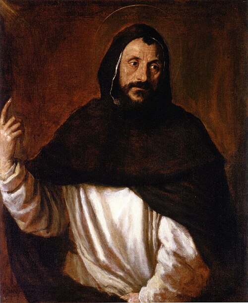 Saint Dominic, 1565, Titian
