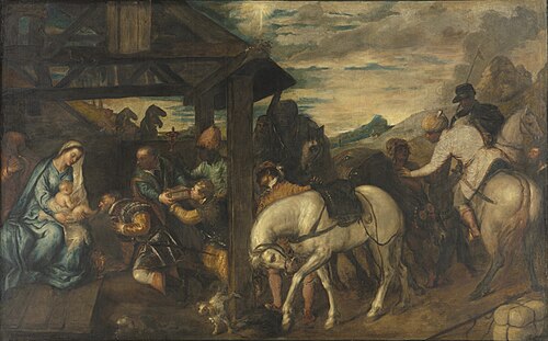 Adoration of the Magi, 1560, Titian