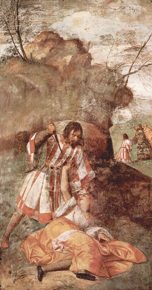 Miracle of the Jealous Husband, 1511, Titien